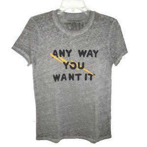 Lucky Brand Journey Gray Women's Rock Concert Tee